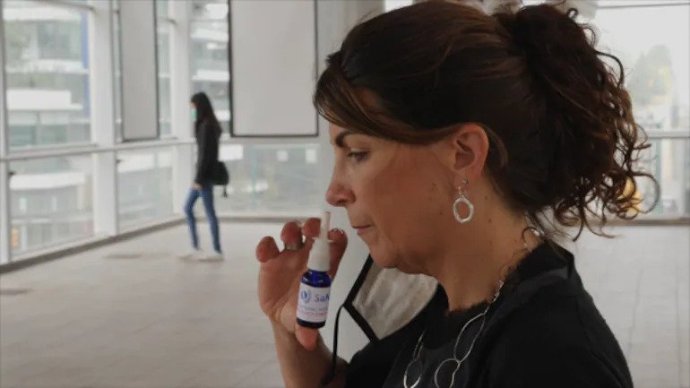 SaNOtize claims that its nasal spray reduces the viral load up to 99.9 per cent killing the virus | India Today image